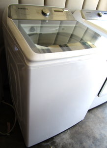 lot 582 image: Samsung active waterjet washing machine model WA50R5200AW ( Matches lot 583)