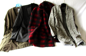 lot 590 image: Vince Camuto, Lee, Madden Jackets and a Calvin Klein mens suit