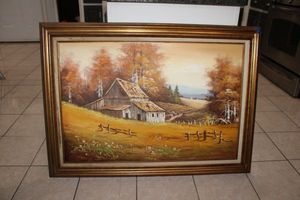 lot 28 image: Landscape painting by L. Stephano