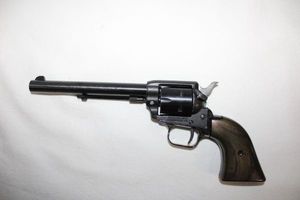 lot 9 image: Heritage Rough Rider 22 Cal Handgun. CCLLTC needed or background check.