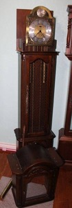 lot 250 image: Grandfather clock (needs some repair)