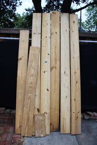 lot 75 image: 2x8 Wood boards