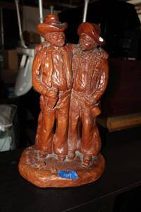 lot 109 image: Cowboy statue by Florentine Art Studio