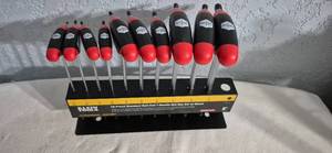 lot 182 image: Tools T-handle hex key set with stand