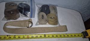 lot 184 image: Mens cargo short belts
