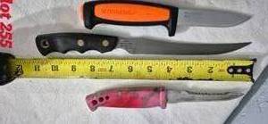 lot 255 image: Knives Morakniv knife, and more