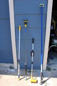 lot 215 image: Support bar, light changing pole, measuring rod