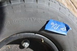 lot 106 image: Two 13 tires 4.00-6  13x4