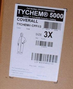 lot 105 image: Tychem coveralls