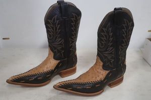 lot 189 image: Herrera black and onyx color boots size 7