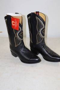 lot 153 image: Tierra Blanca black boots size 10.5