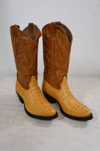 lot 182 image: Hacienda Buttercup and brown color boots size 9