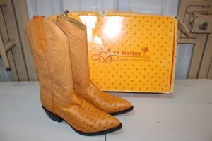 lot 14 image: Max Leather mango color boots size 10.5
