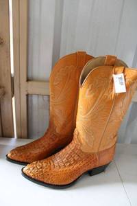 lot 37 image: Mango color boots size 9.5