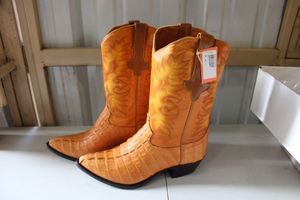 lot 42 image: Mango color boots size 9.5