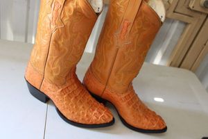 lot 226 image: Mango color boots size 6