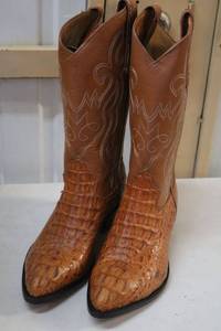 lot 249 image: Max Leather cognac color boots size 8