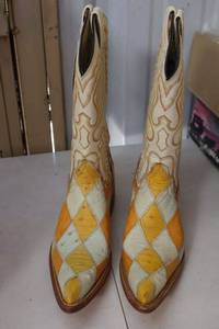 lot 506 image: Herrera Multi color boots size 5.5