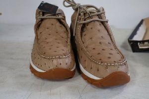 lot 552 image: Red Diamond taupe color tennis shoes size 9.5