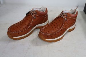 lot 558 image: Red Diamond brown color tennis shoes size 8.5