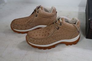lot 575 image: Red Diamond taupe color tennis shoes size 8.5
