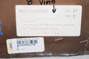 lot 162 image: Red Diamond wine color lizard or croc boots size 8