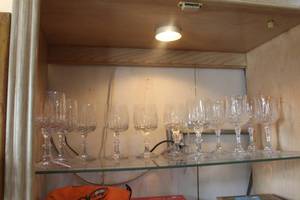 lot 44 image: Cristal dArques Longchamp glasses and more see pictures for details