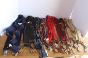 lot 46 image: collection pre-owned, heavy-duty suspenders