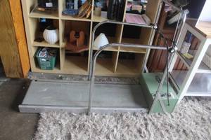 lot 74 image: vintage, manual treadmill
