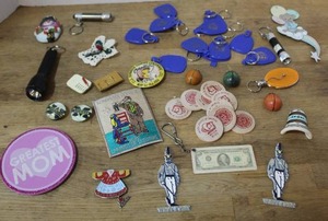 lot 122 image: Collection of keychains refrigerator magnets and more see pictures for details