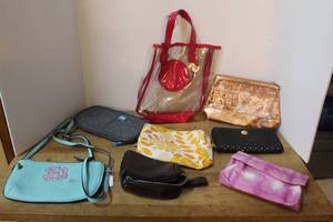 lot 145 image: distinctly styled handbags
