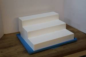 lot 211 image: Three Tower display stand on a metal lazy Susan