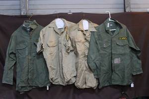 lot 304 image: vintage US Army shirts