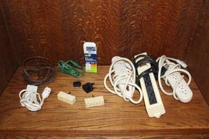 lot 115 image: outlet power strips and more see pictures for details