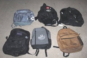 lot 123 image: Backpacks