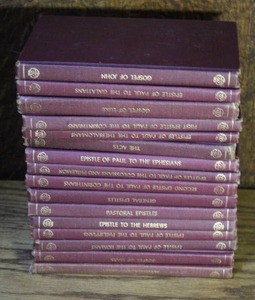 lot 151 image: book set containing New Testament books