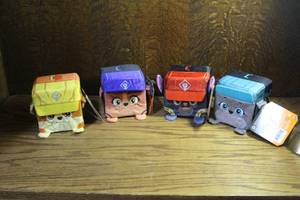 lot 175 image: Rubble & Crew 4-Inch Cube-Shaped Plush Toys