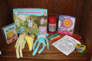 lot 200 image: Kids games and plushiescrafts see pictures for details