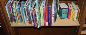 lot 214 image: Shelf of kids books