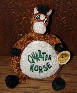 lot 303 image: plush Quarter Horse bank makes sounds
