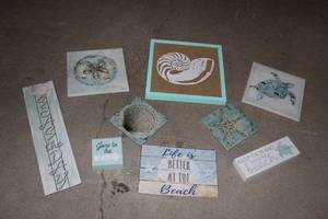 lot 338 image: Ocean themed decor
