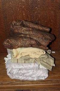 lot 342 image: Curtains and material
