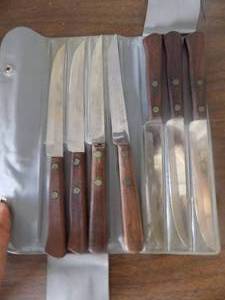 lot 32 image: Knife set -- KUTMASTER X 2   FORGECRAFT  X5