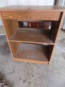 lot 59 image: Open cabinet TV stand