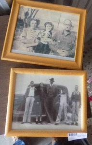 lot 46 image: 2 framed Vintage PHOTOGRAPHS
