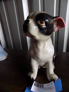 lot 61 image: Boston Terrier piggy bank
