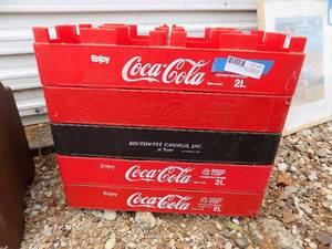 lot 96 image: Plastic coke crates