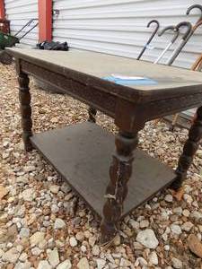 lot 103 image: Wooden side table