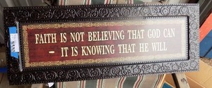 lot 114 image: Sign of faith