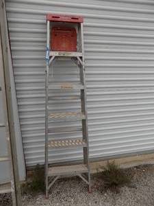 lot 137 image: WERNER 6 step ladder